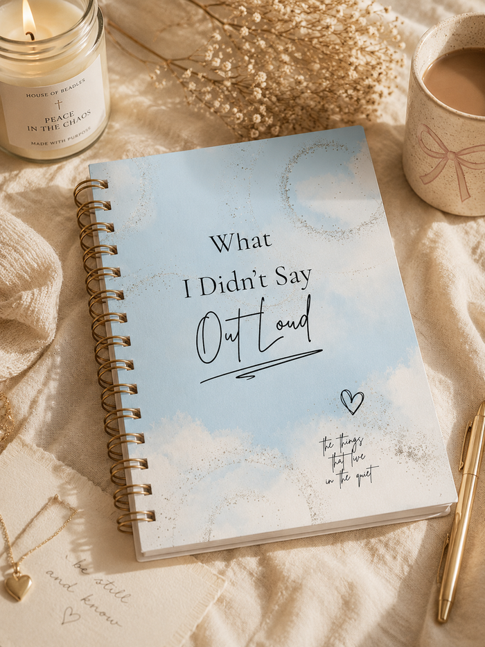 " What I didn't say" Spiral Bound Journal
