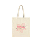 “I Am Doing Well Even When Progress Feels Quiet” Canvas Tote