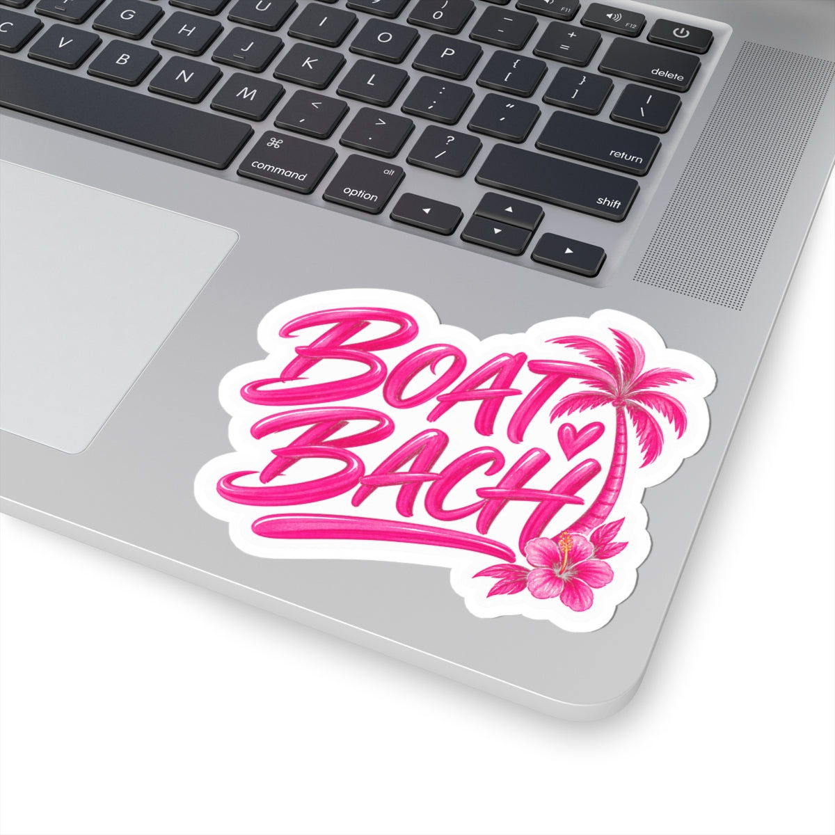 Boat Bach Pink Palm Sticker 🌴💕