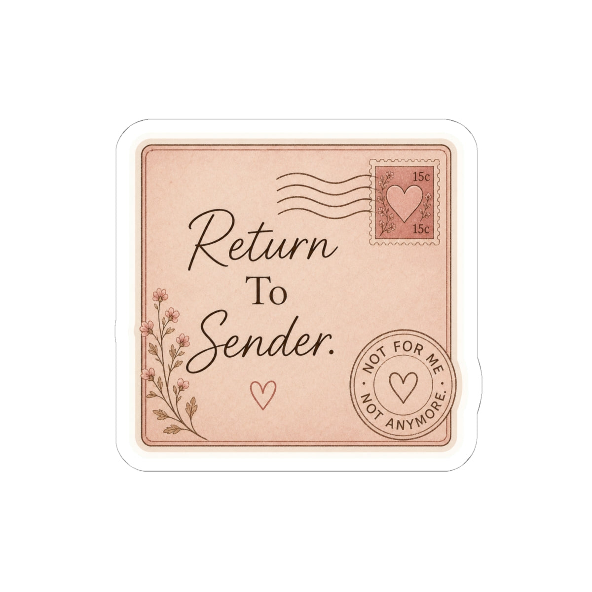 Return to Sender Sticker