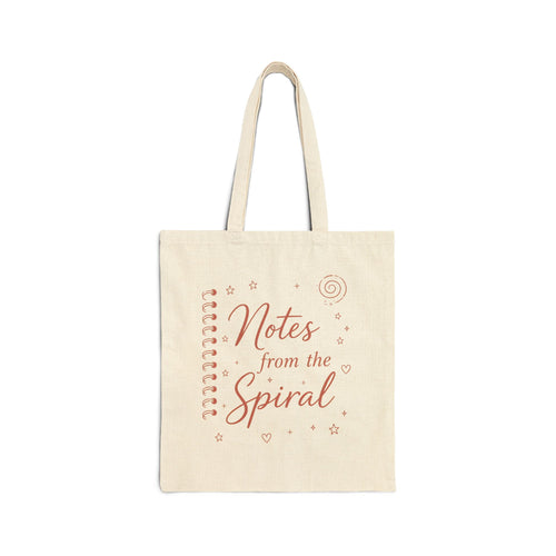 "Notes from the Spiral" Canvas Tote