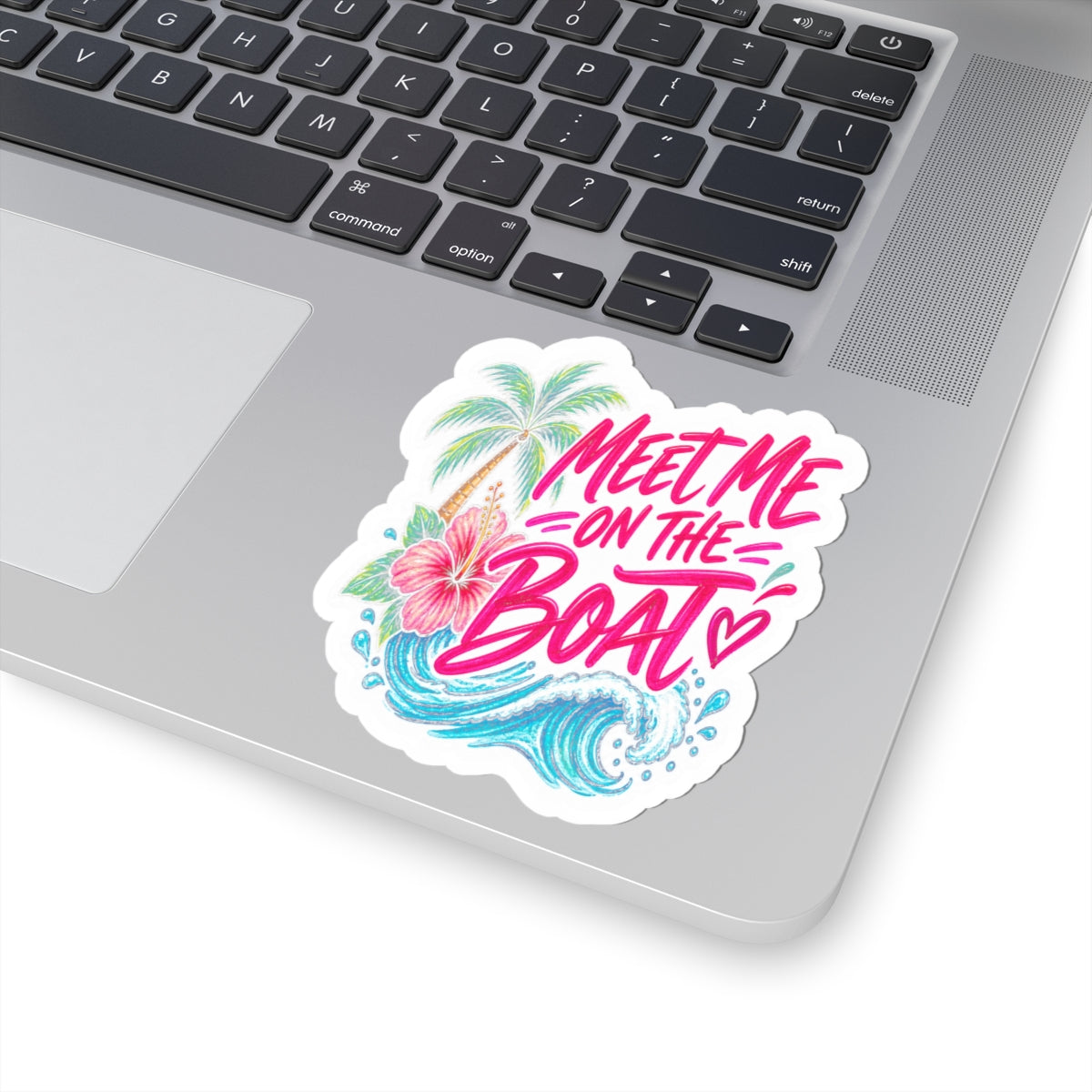 Meet Me on the Boat Tropical Sticker 🌴🌊💕