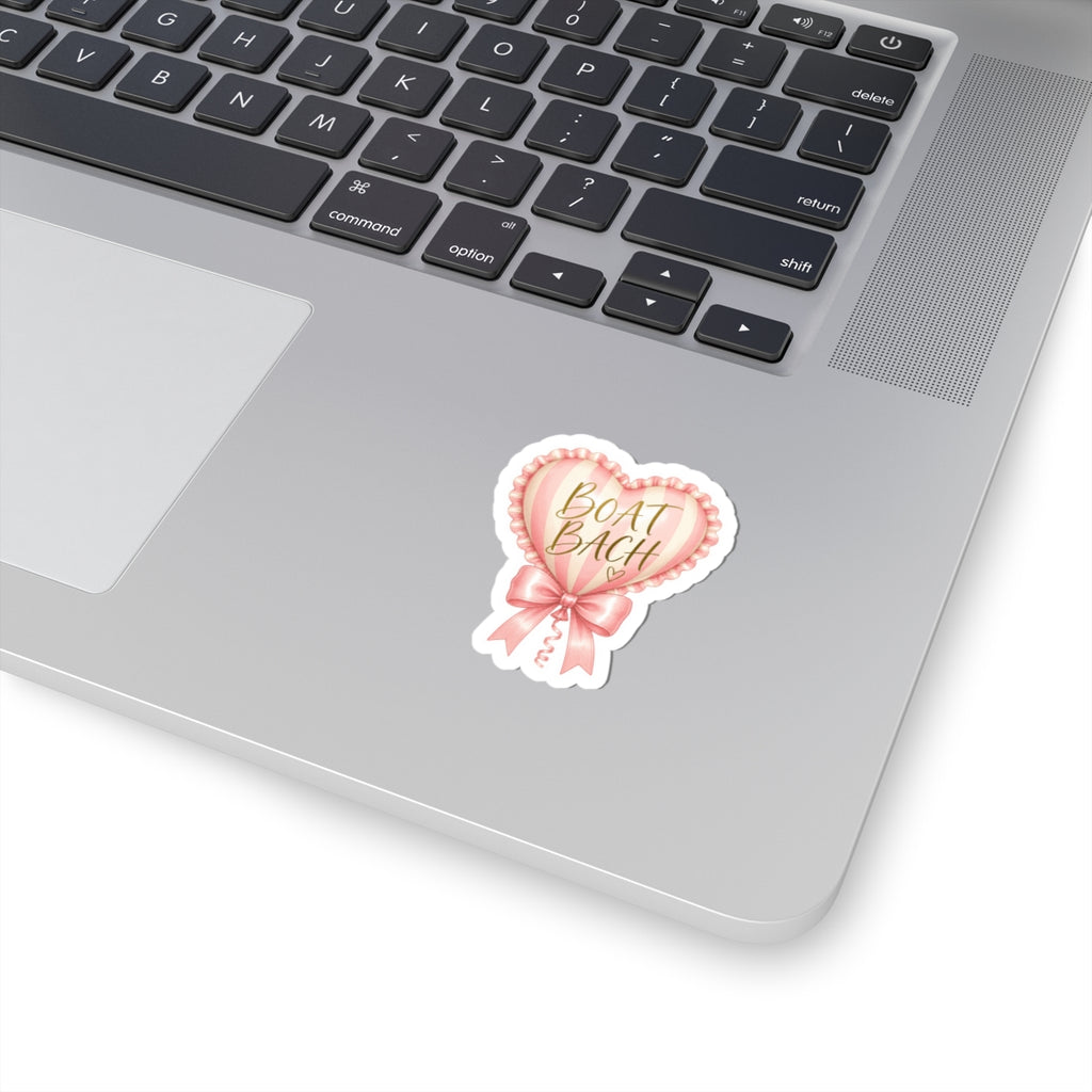 Boat Bachh Heart Balloon Sticker 🎀💗