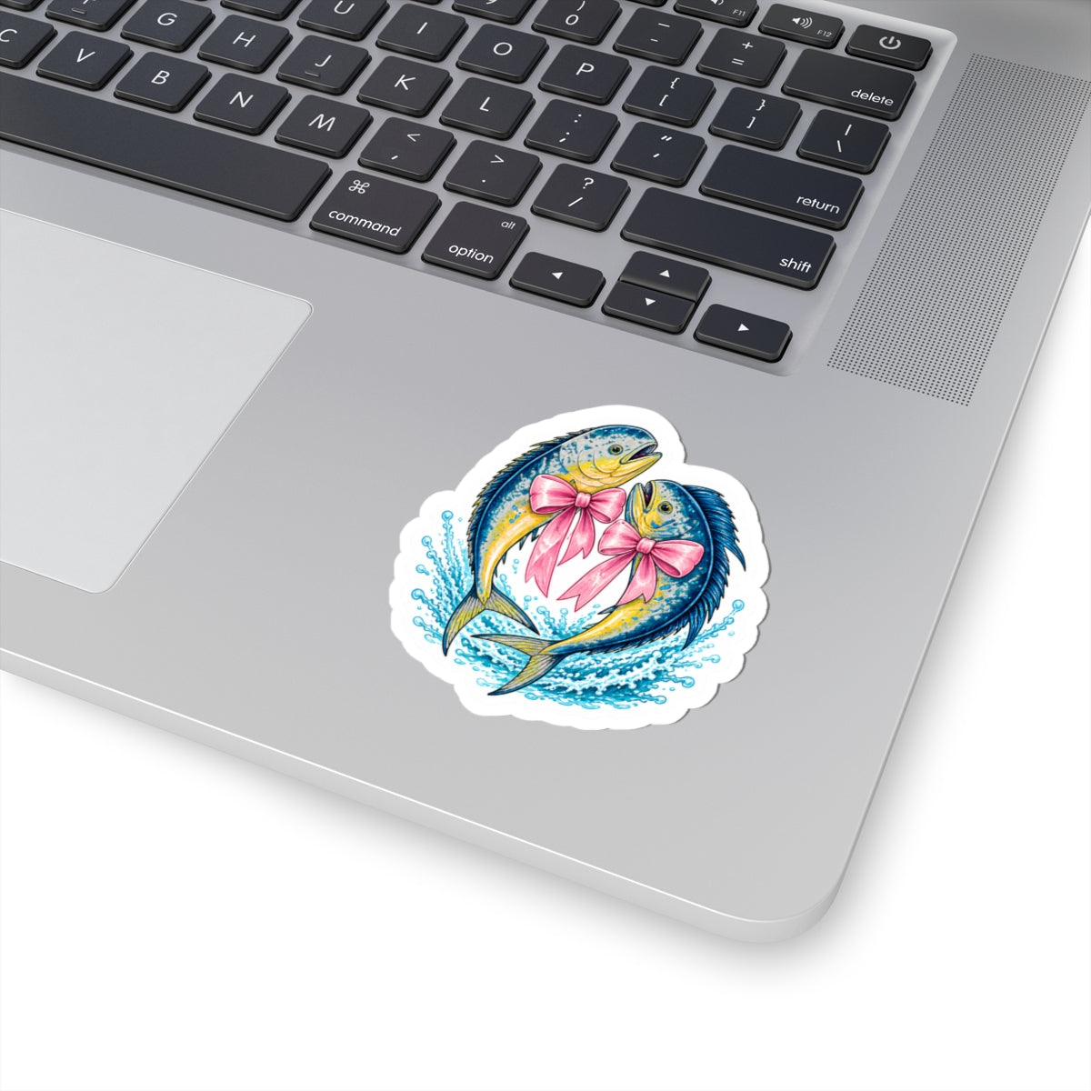 Mahi Mahi Bow Sticker