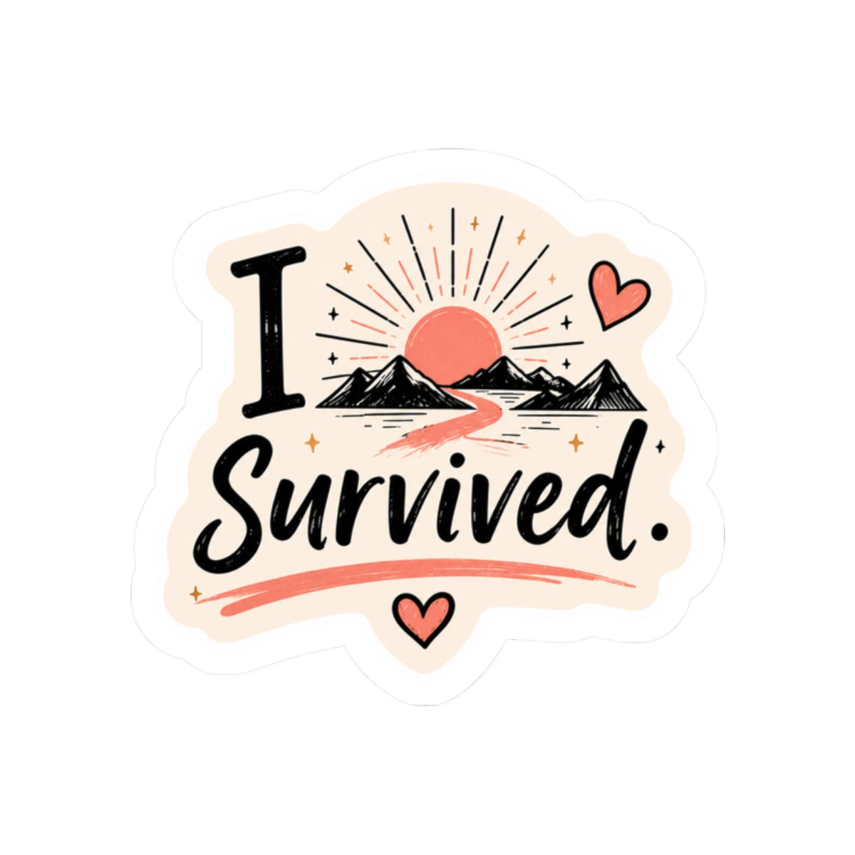 I Survived Sticker