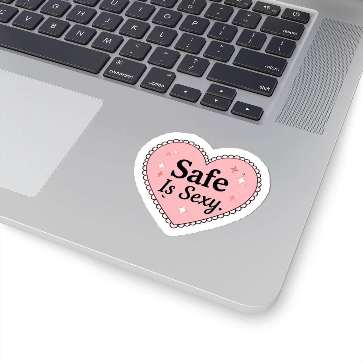 Safe Is Sexy Heart Sticker