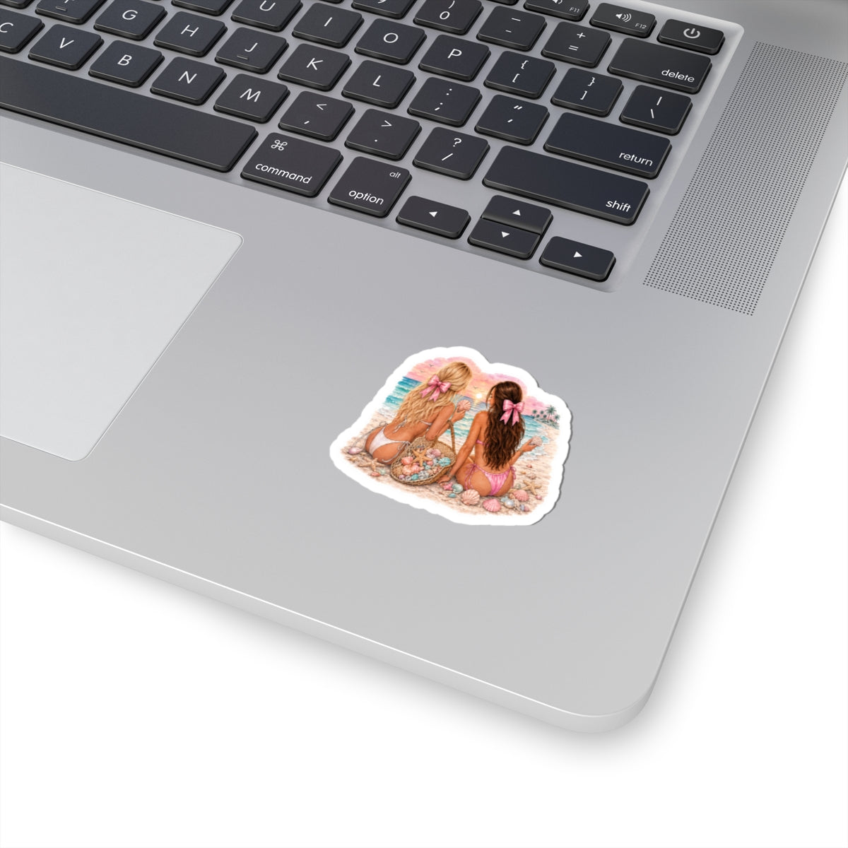 Sunset Friends Shelling Sticker