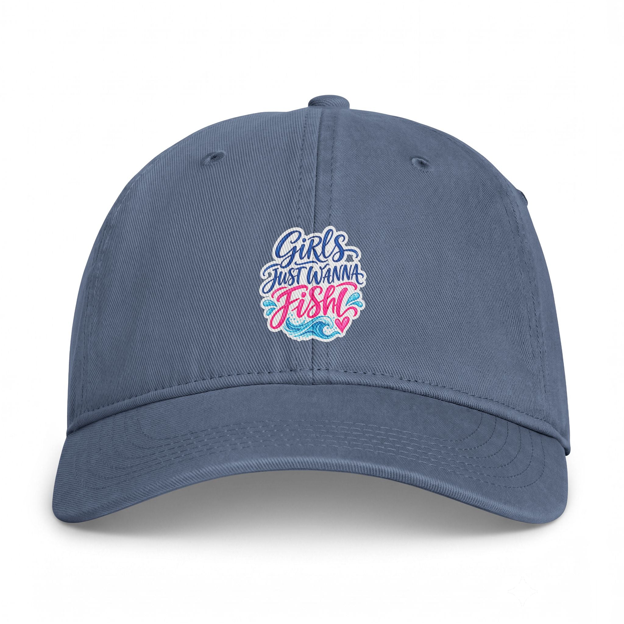 Girls Just Wanna Fish Coastal Washed Cap