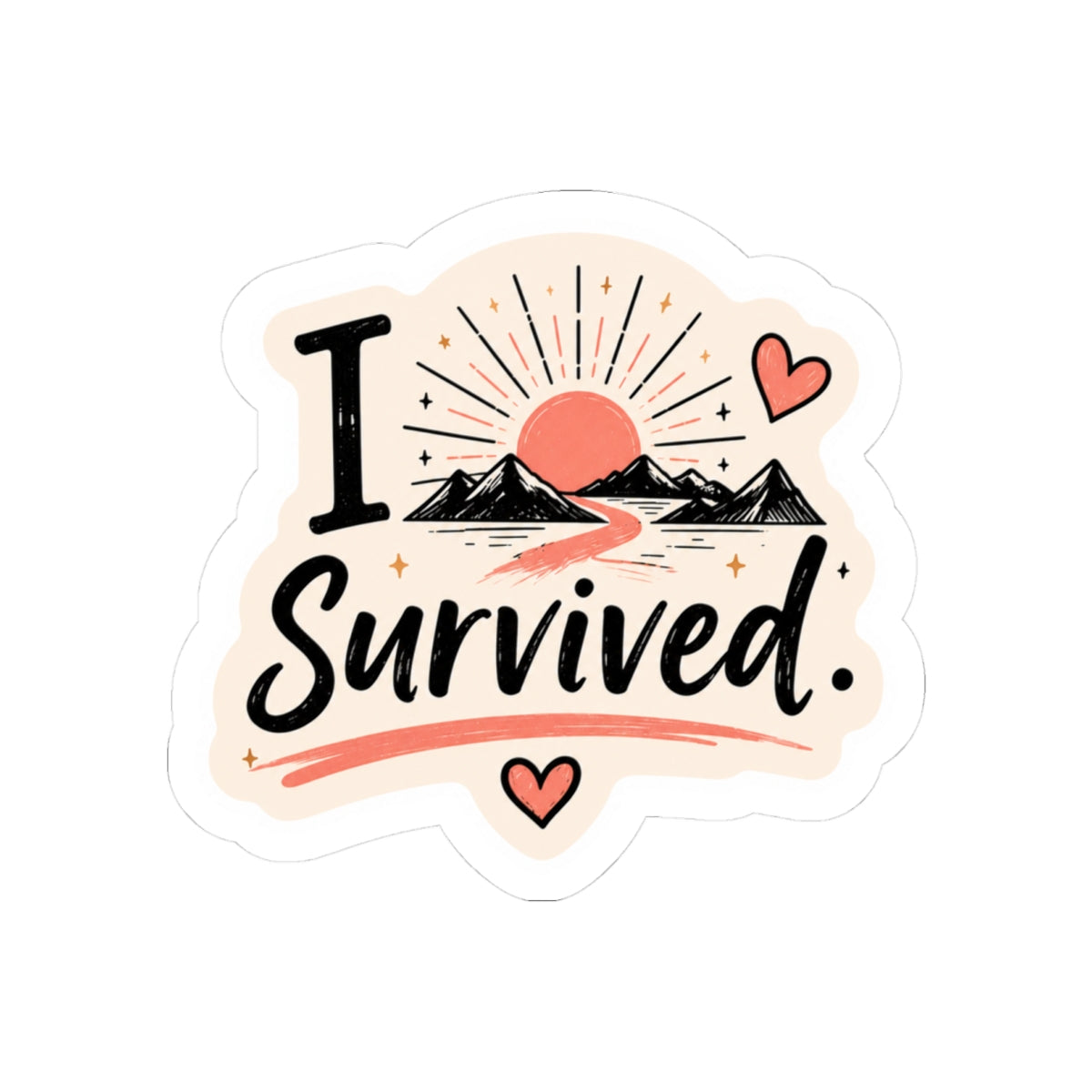 I Survived Sticker