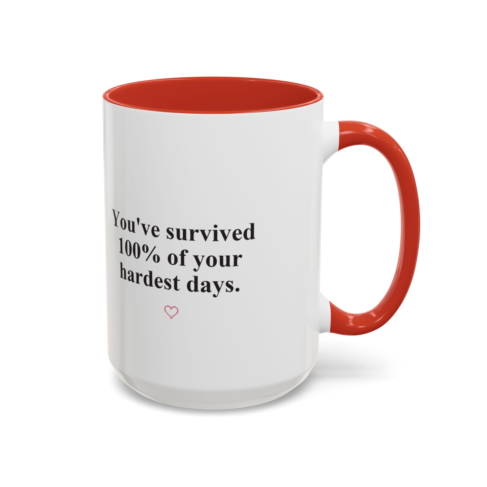 You’ve Survived 100% of Your Hardest Days Coffee Mug