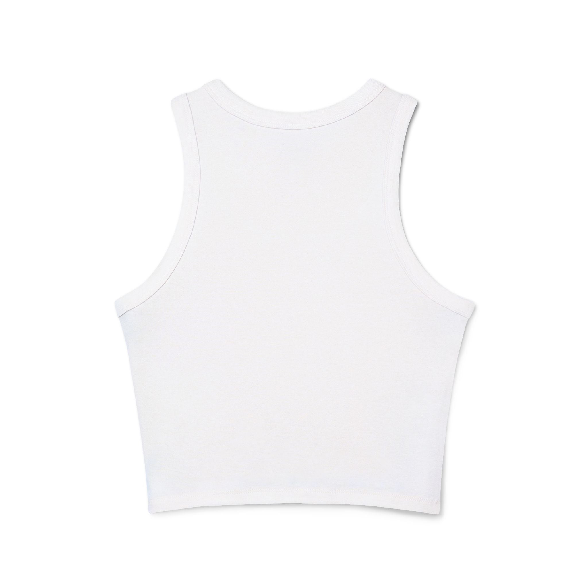 " I Chose Peace " Micro Rib Racer Tank Top