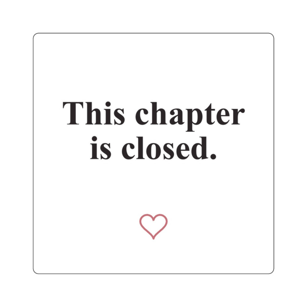 This chapter is closed Sticker