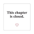 This chapter is closed Sticker