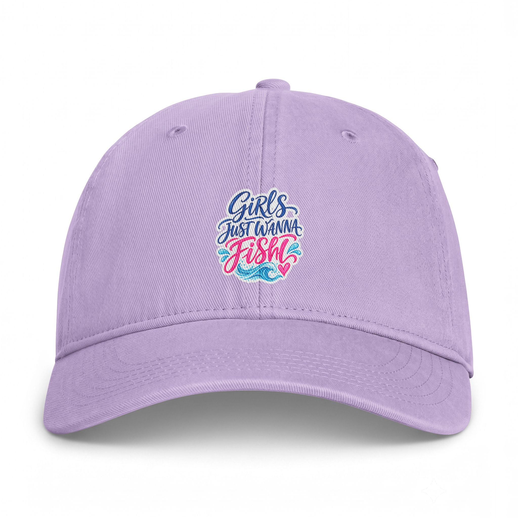 Girls Just Wanna Fish Coastal Washed Cap