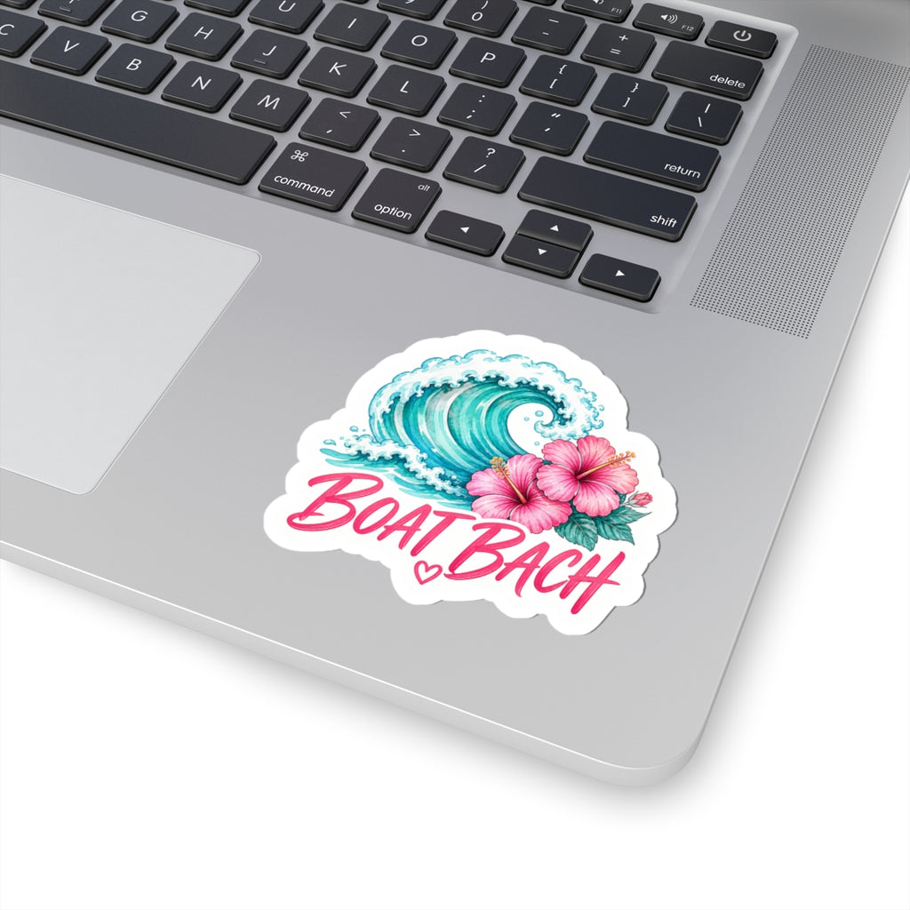Boat Bach Tropical Wave Sticker 🌊🌺💗