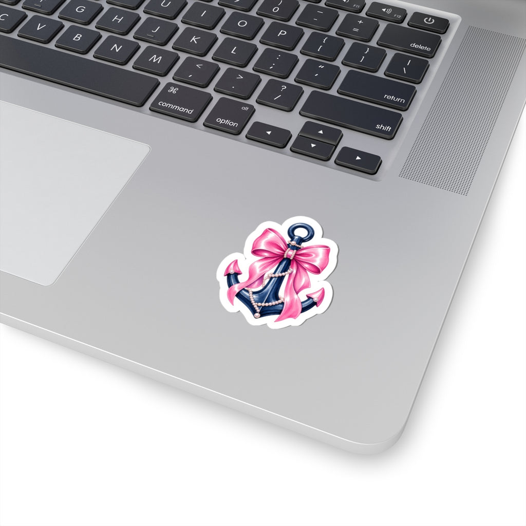Pink Bow Anchor Sticker 🎀⚓️