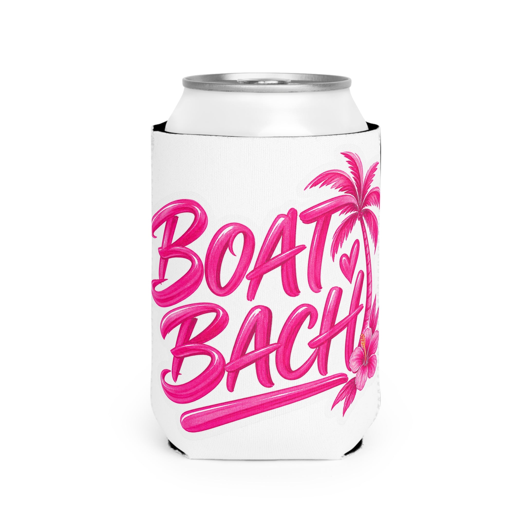 Boat Bach Pink Boat Koozie