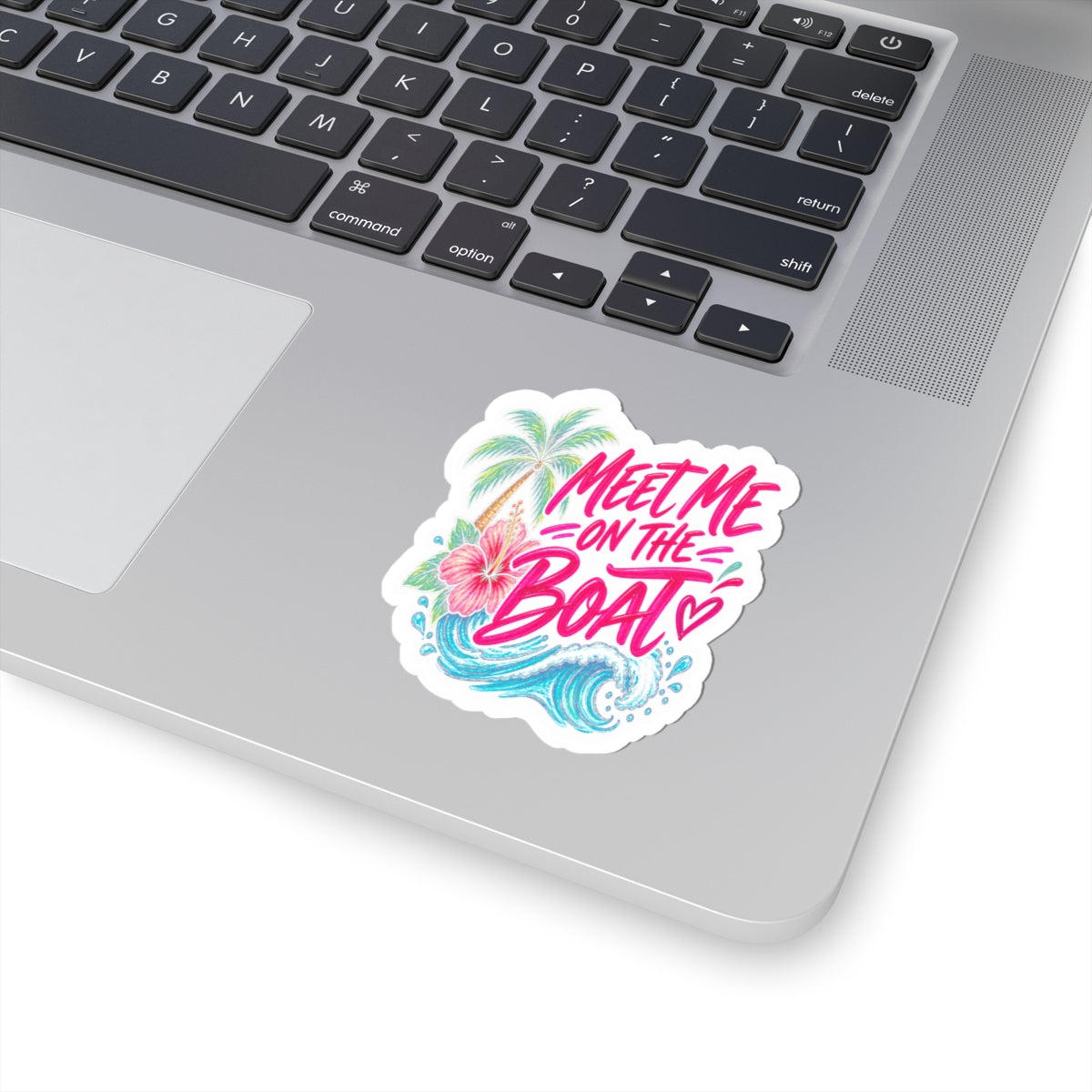 Meet Me on the Boat Tropical Sticker 🌴🌊💕