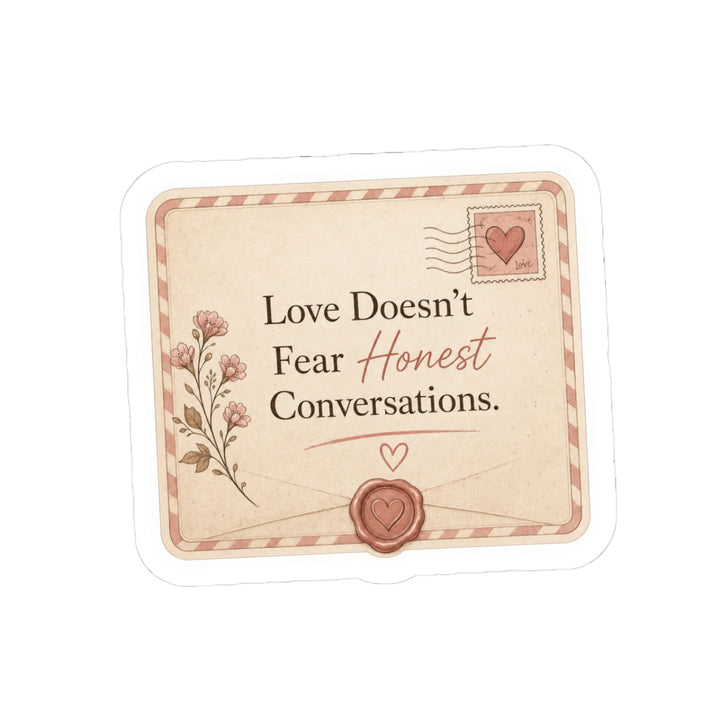 Love Doesn’t Fear Honest Conversations Sticker