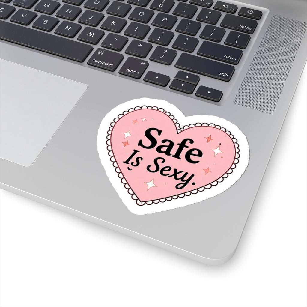 Safe Is Sexy Heart Sticker
