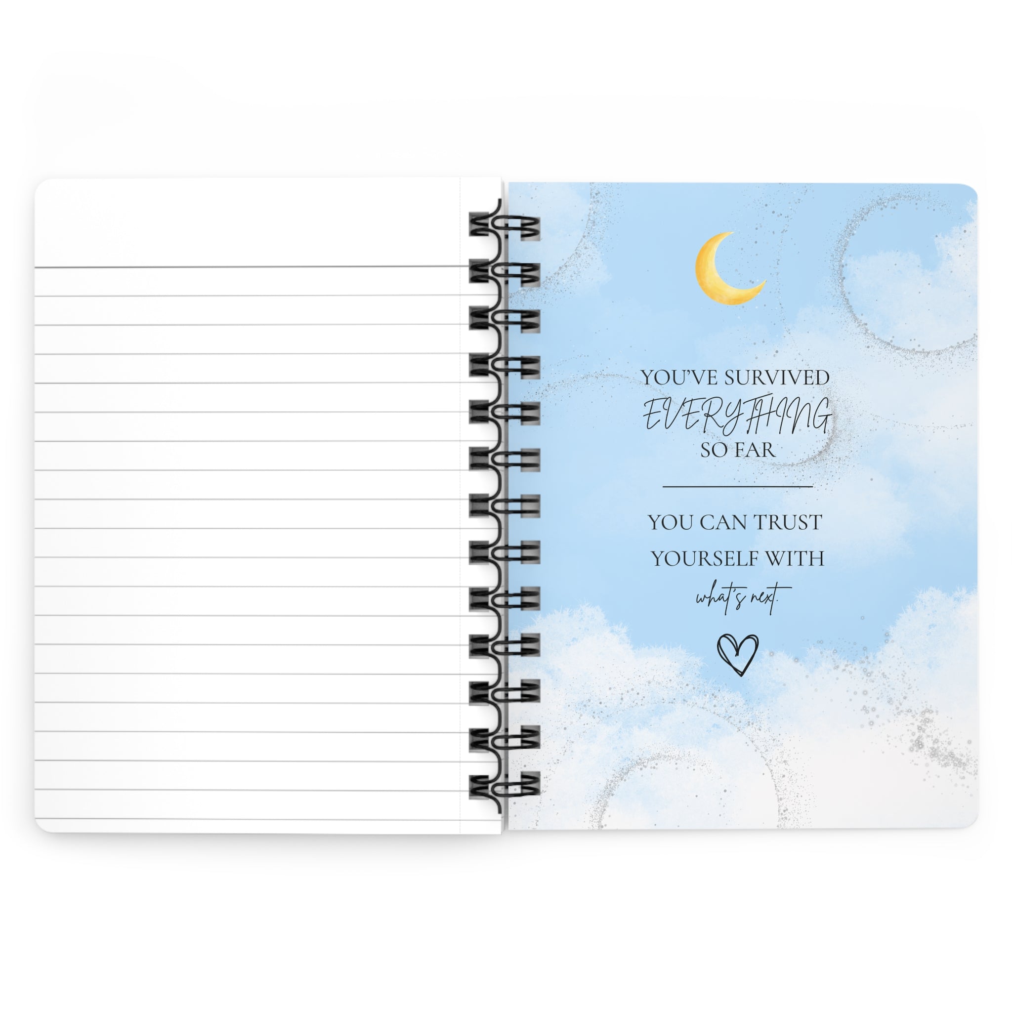 " What I didn't say" Spiral Bound Journal
