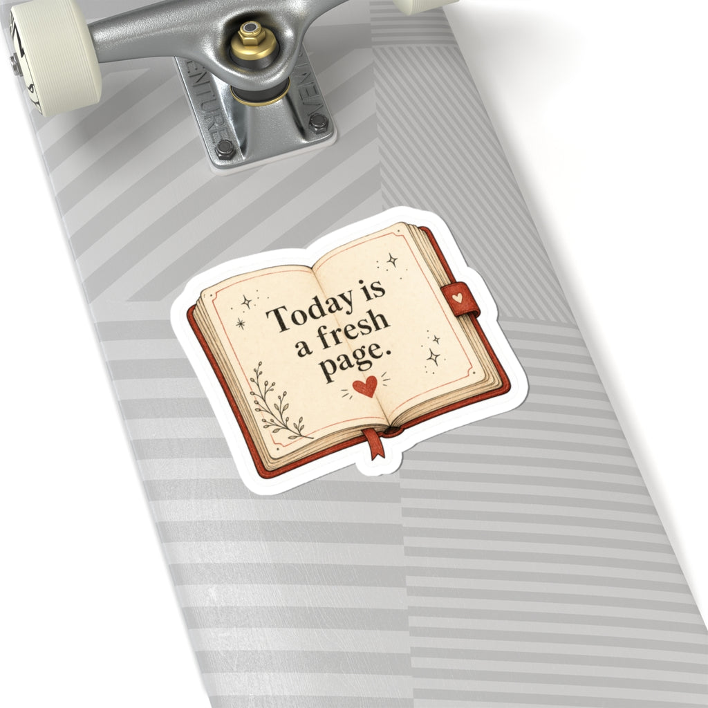 Today Is a Fresh Page Sticker