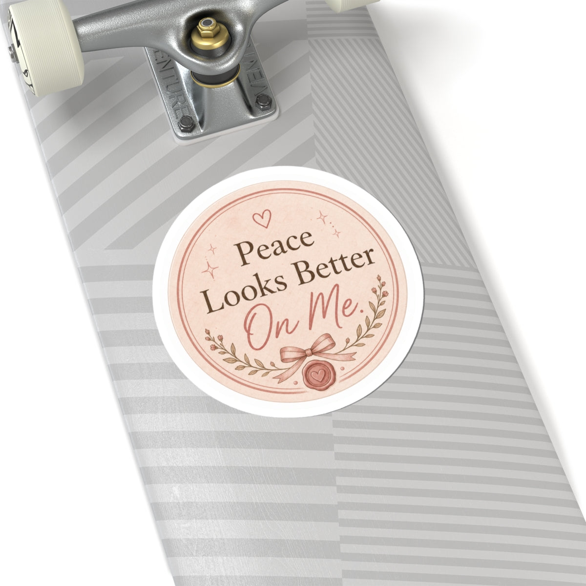 Peace Looks Better On Me Sticker