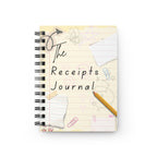 " The Receipts Journal "  Spiral Notebook