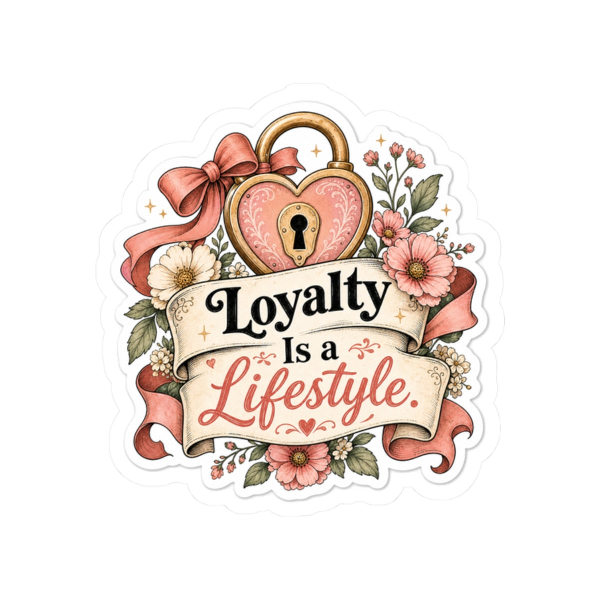 Loyalty Is a Lifestyle Sticker