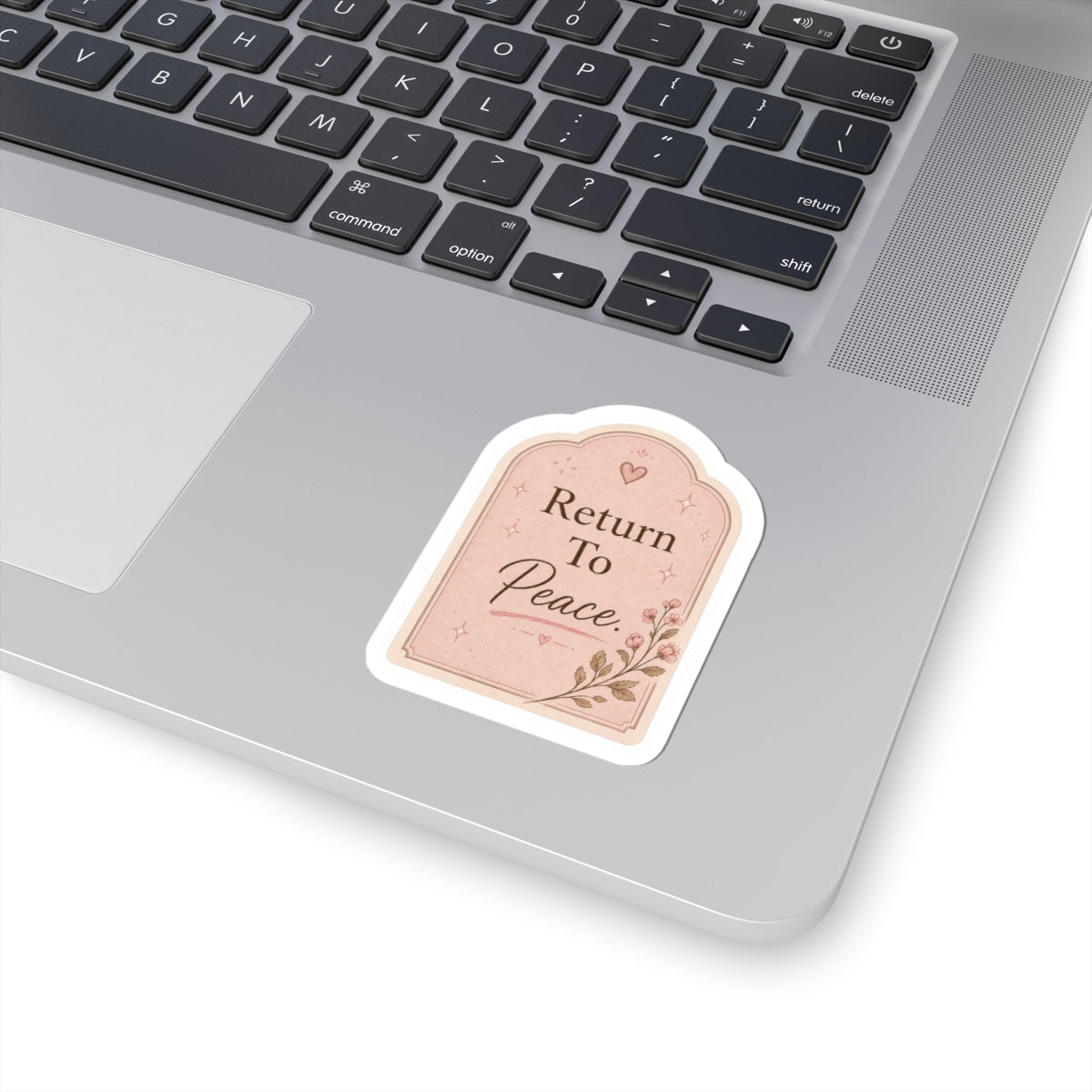 Return To Peace Floral Sticker