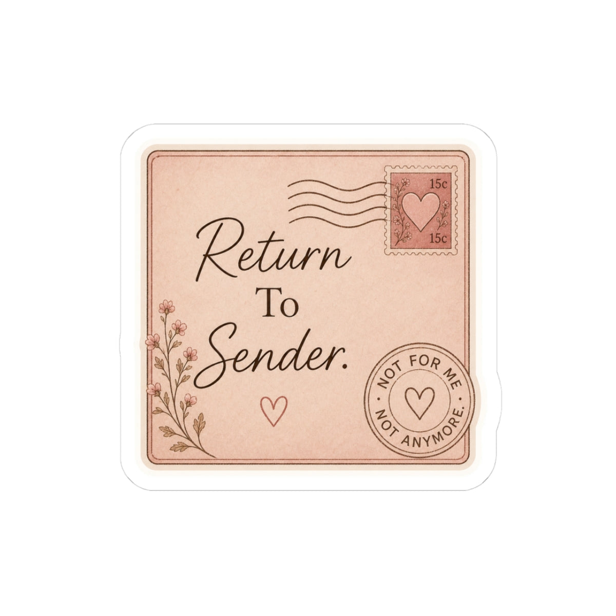 Return to Sender Sticker