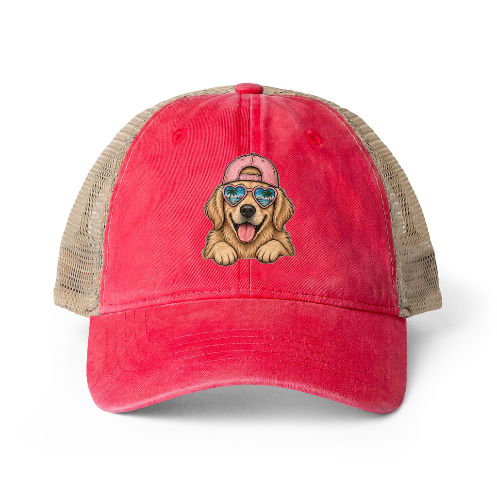 Beach Pup Ponytail Hat