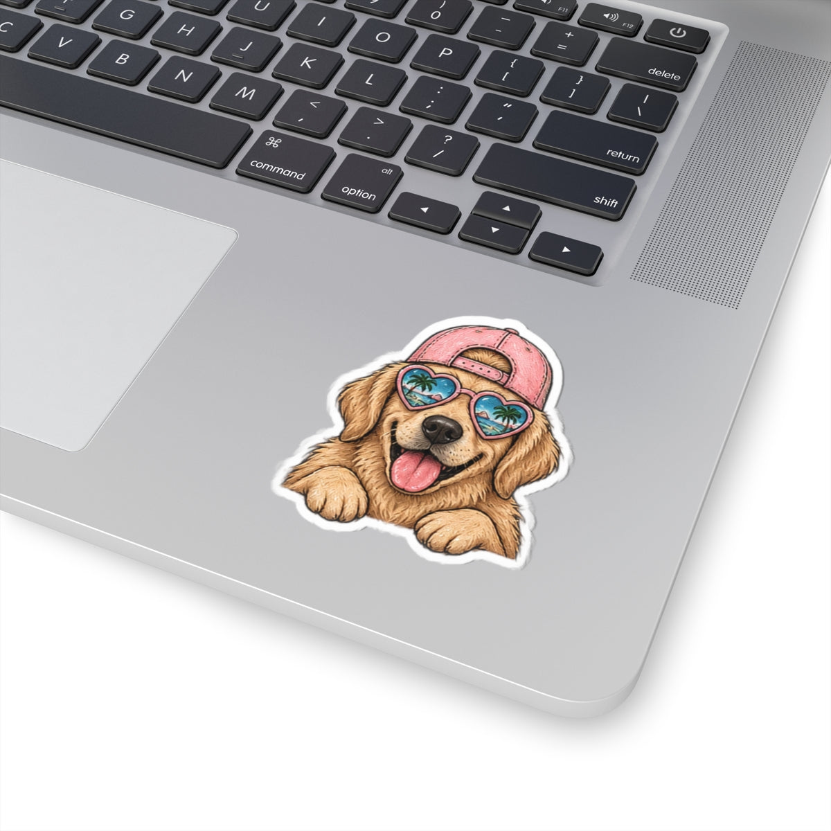 Beach Pup Sticker 🐶🌴🩷