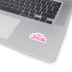 "My Job Is Just Beach" Kiss-Cut Sticker