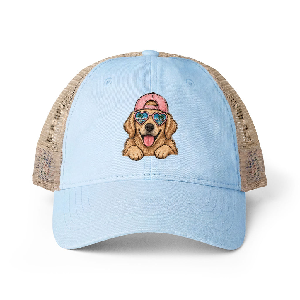 Beach Pup Ponytail Hat