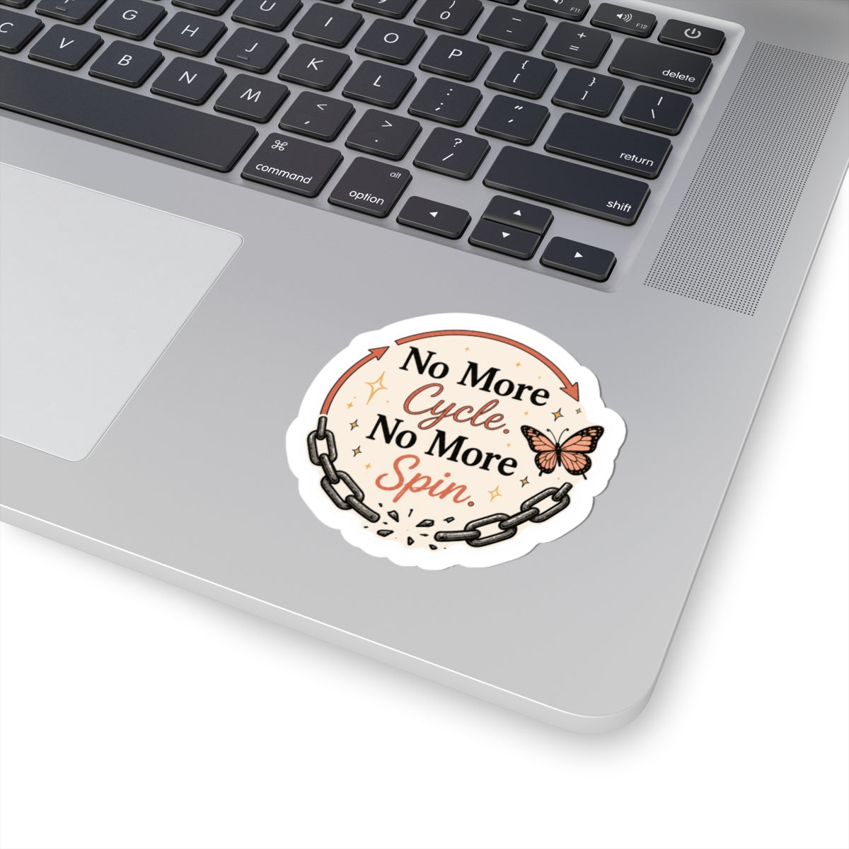 No More Cycle, No More Spin Sticker