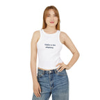 " Intuition is God whispering " Micro Rib Racer Tank Top