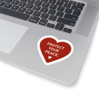 Protect Your Peace Heart Sticker