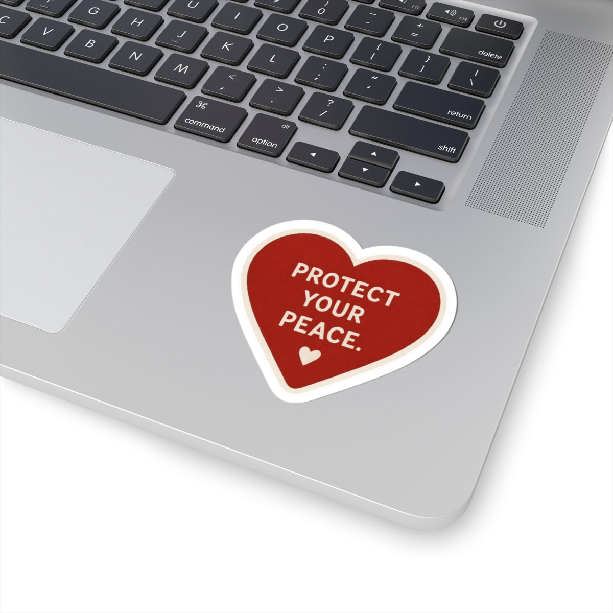 Protect Your Peace Heart Sticker