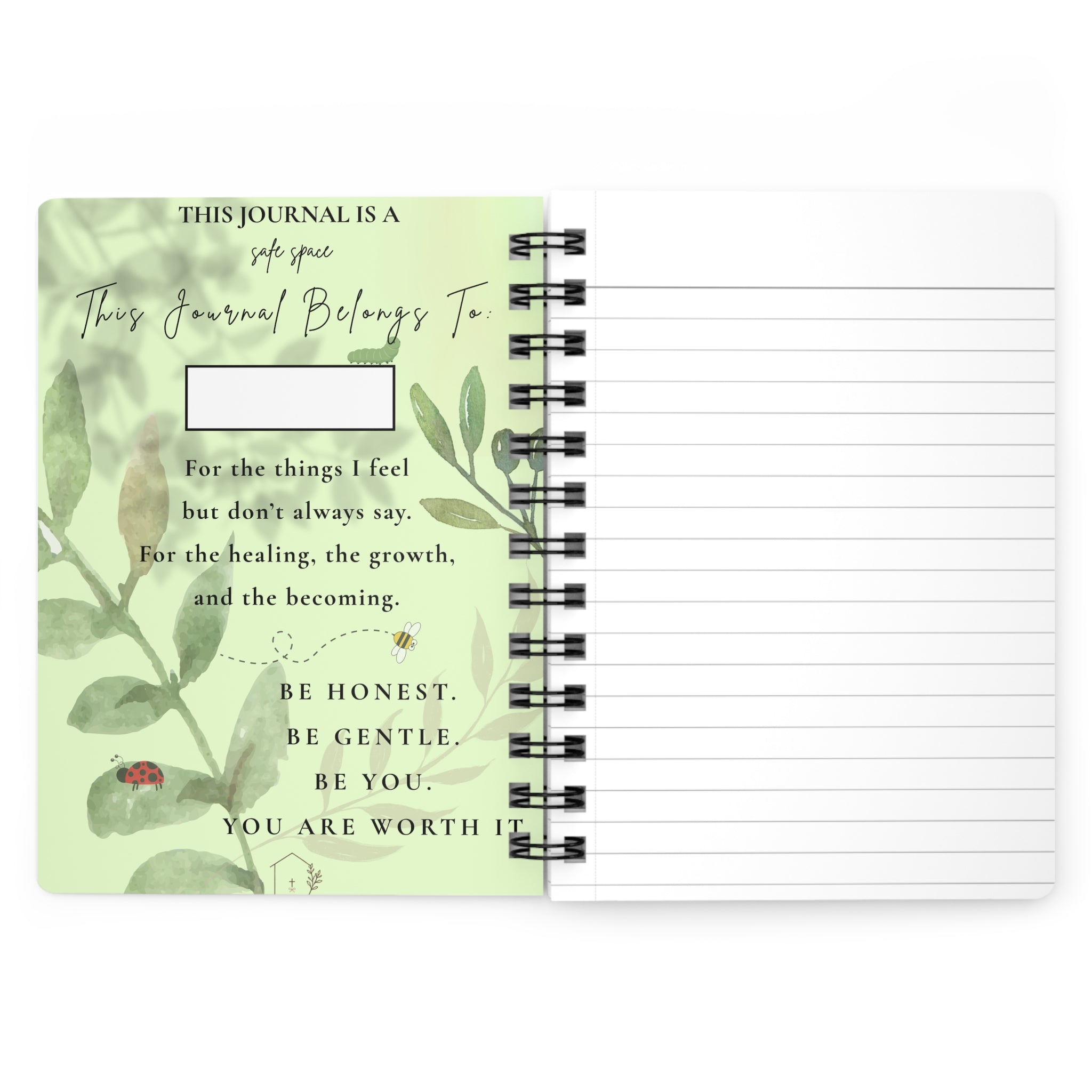 " Dear ___ " Spiral Bound Journal
