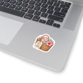 Seashells Are My Love Language Sticker 🐚👜🤍