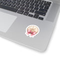Pretty Little Sand Dollar Bow Sticker