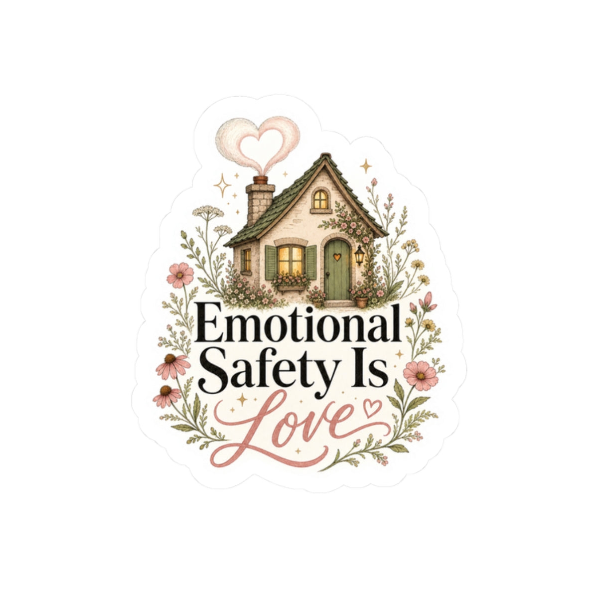 Emotional Safety Is Love Sticker