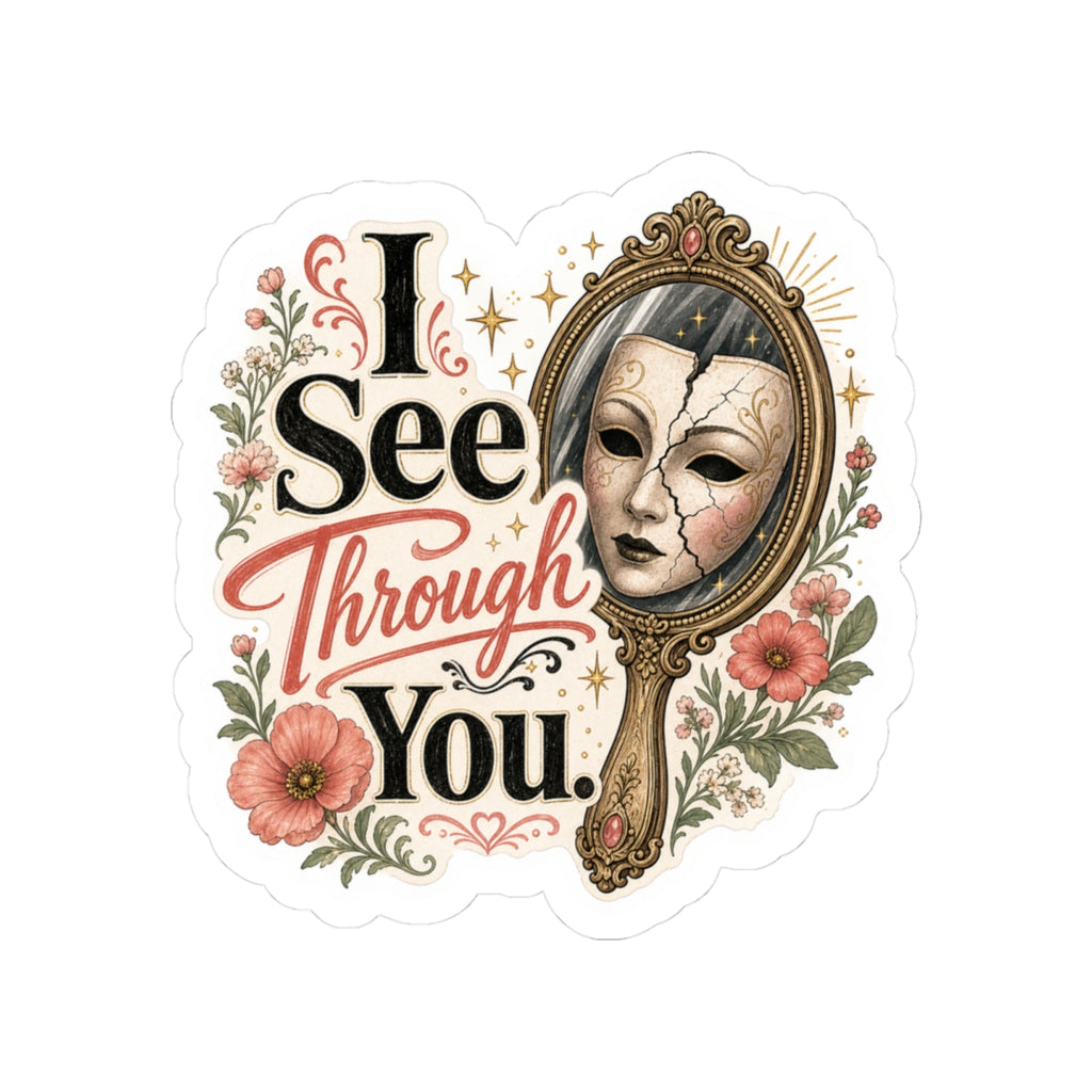 I See Through You Sticker