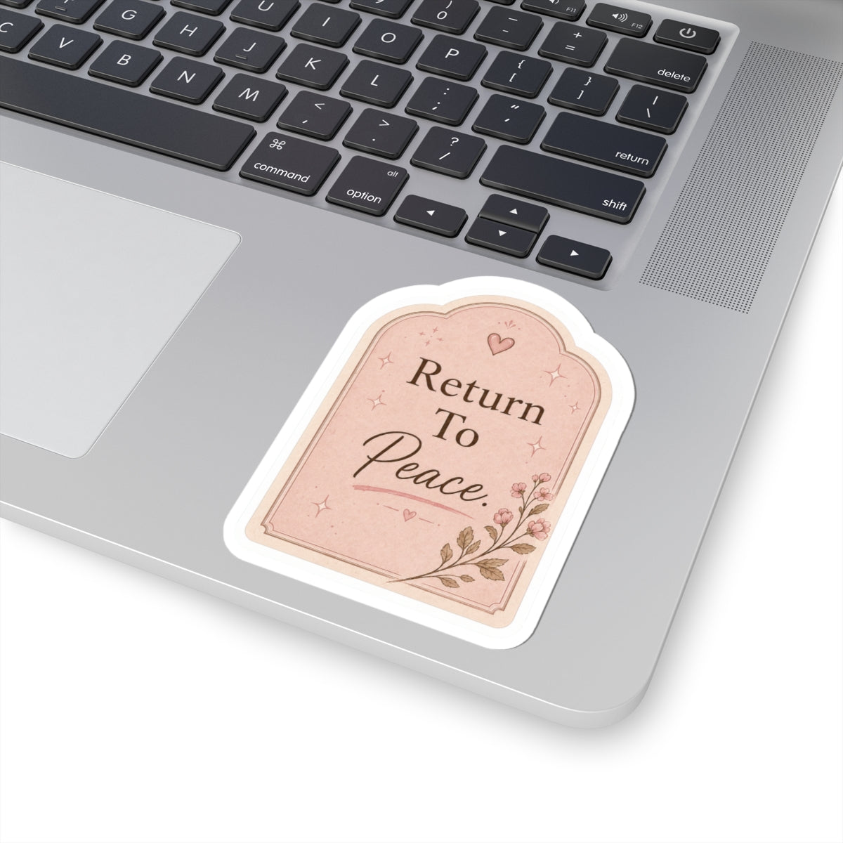 Return To Peace Floral Sticker