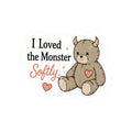 I Loved the Monster Softly Stickers