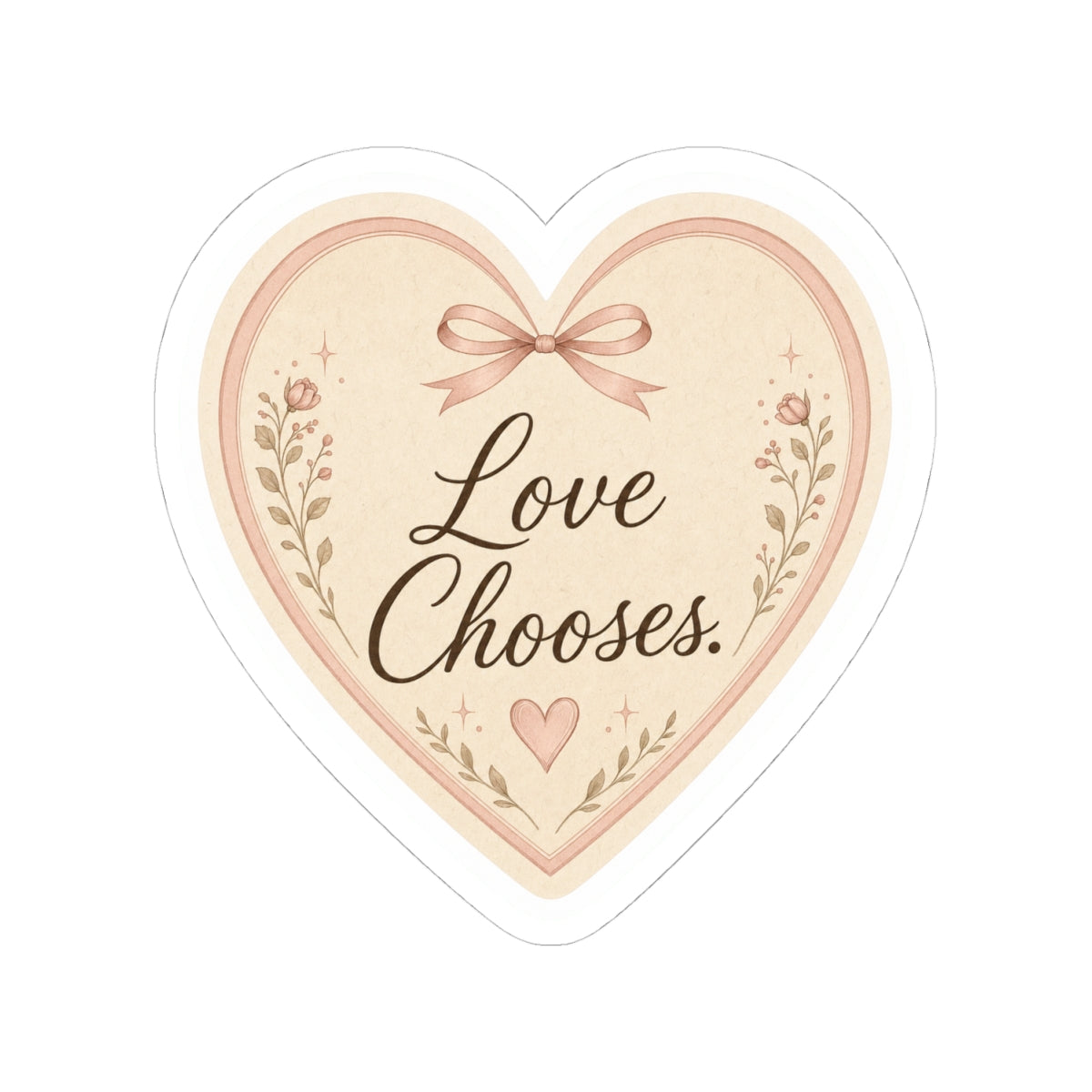 Love Chooses Sticker