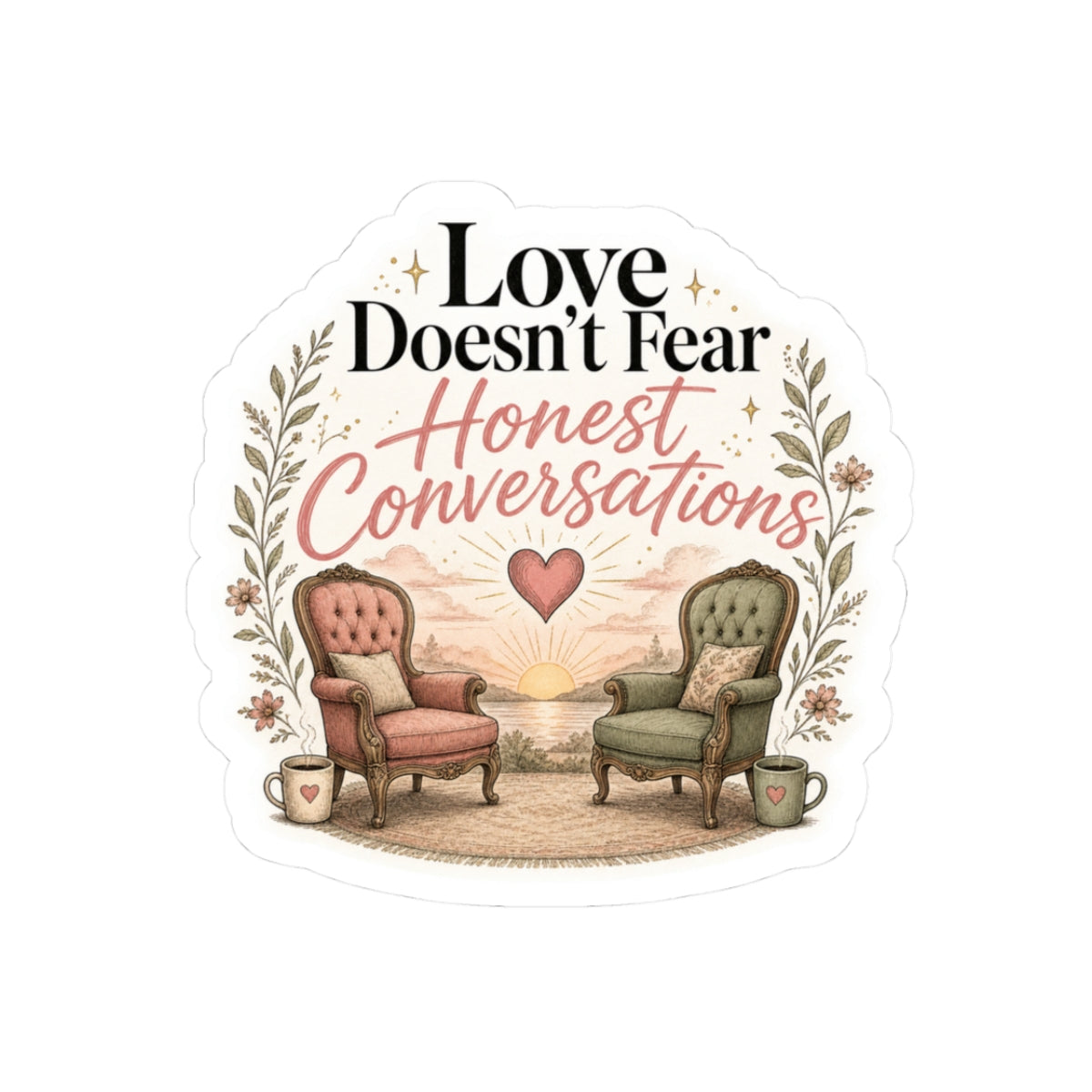 Love Doesn't Fear Honest Conversations Sticker