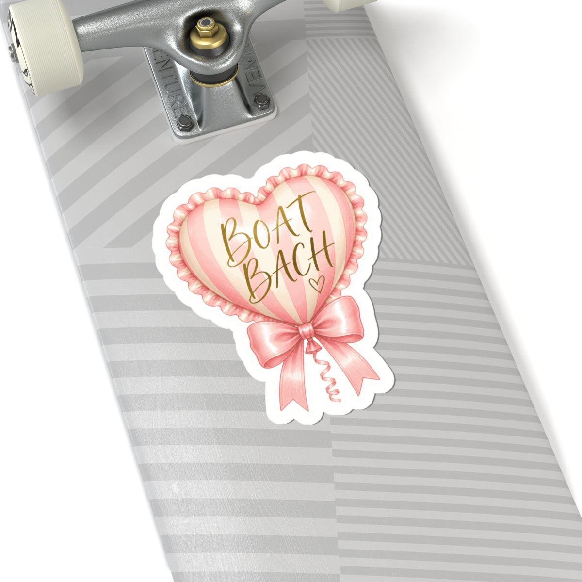 Boat Bachh Heart Balloon Sticker 🎀💗