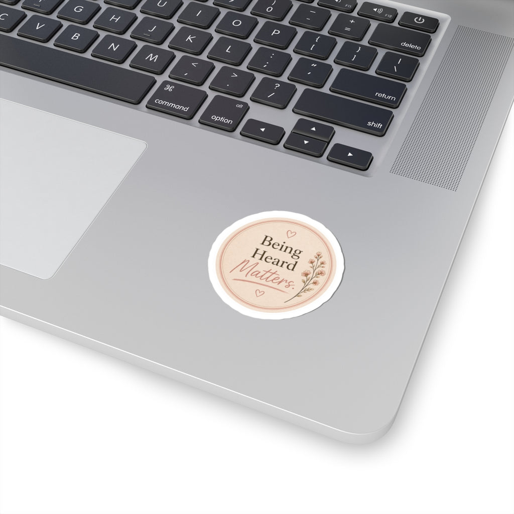 Being Heard Matters Sticker